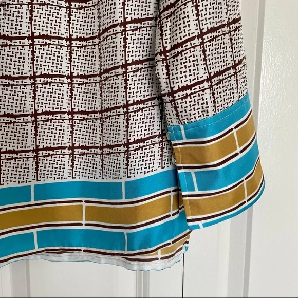 J.Crew Collection Mid-Century Modern Silk Tunic 🪺 - Picture 3 of 3